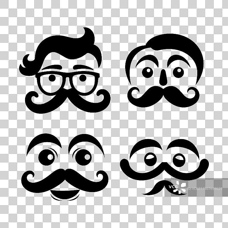 有趣的黑色面孔素材图片素材