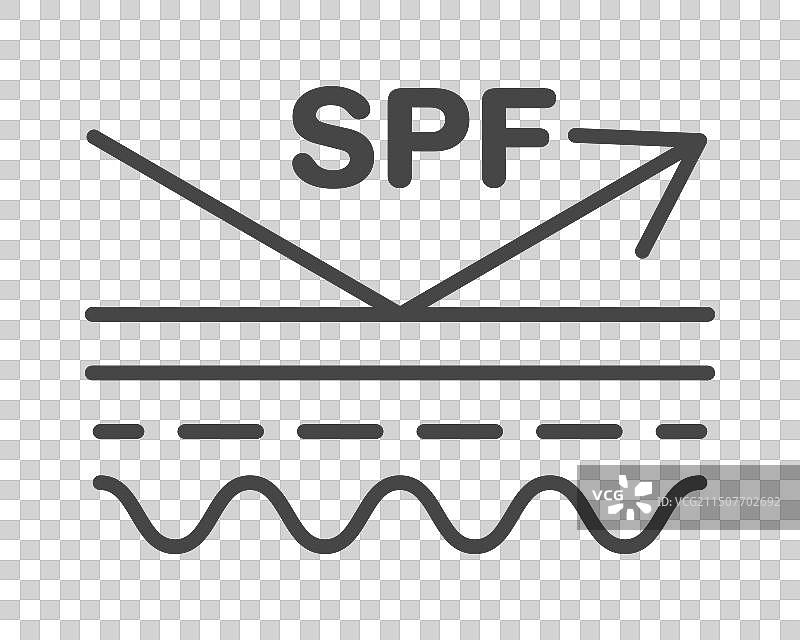 胶原蛋白美肤皮革线性图形图标图片素材
