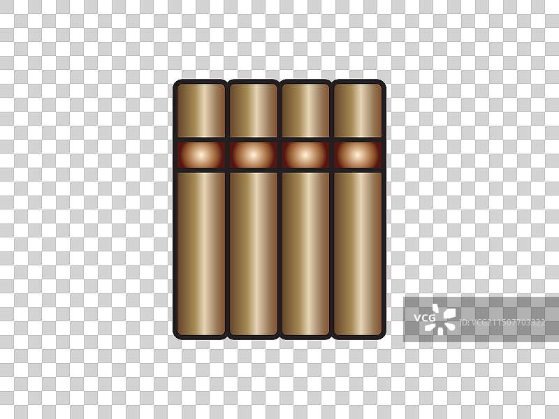 图书馆主题图标，书本摆放图片素材