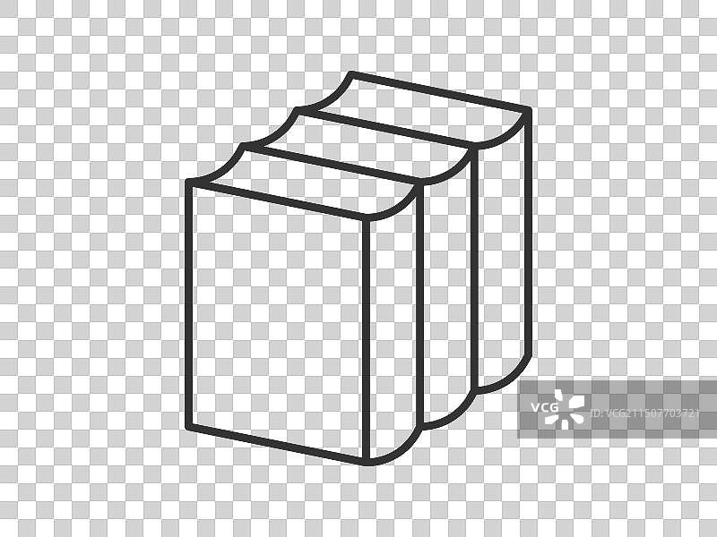 图书馆主题图标，书本摆放图片素材