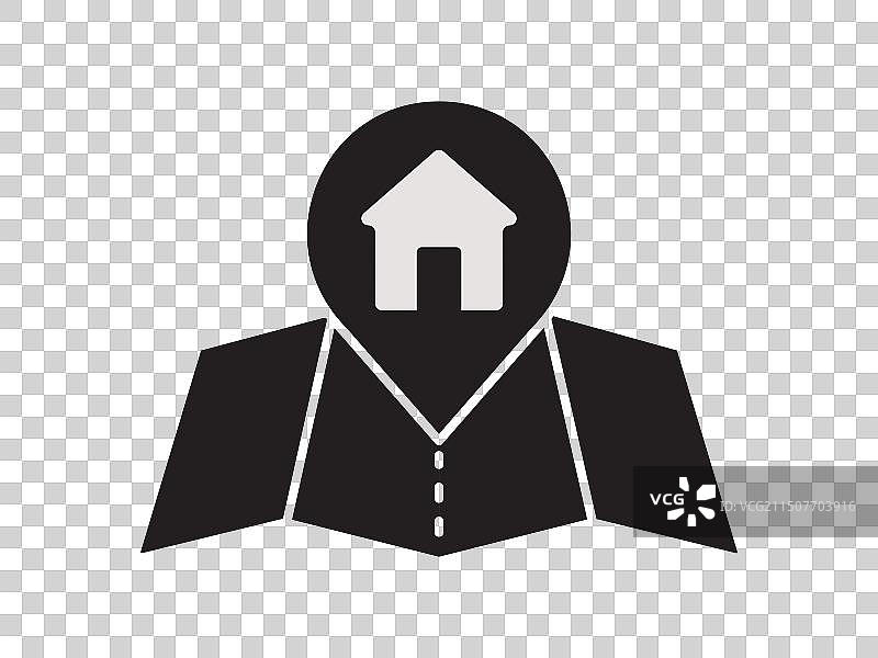 扁平风格的位置标记图片素材