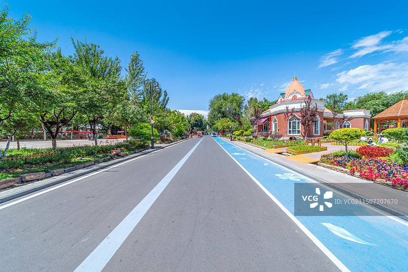 新疆伊犁伊宁市六星街旅游区图片素材