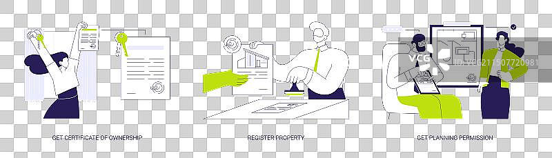 房地产文件抽象概念图片素材