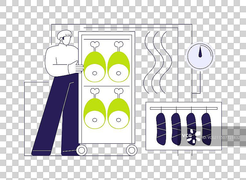 吸烟室抽象概念图片素材