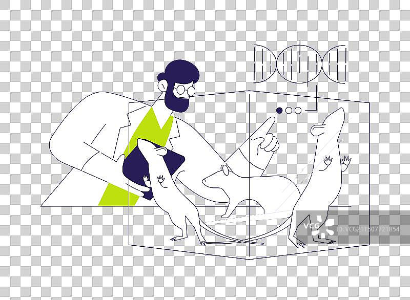 动物研究抽象概念图片素材