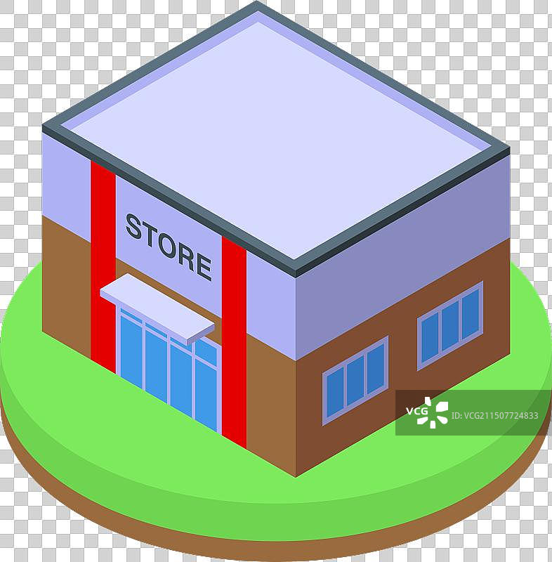 彩色2.5D视图图案图片素材