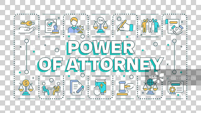 浅蓝色委托书概念图片素材