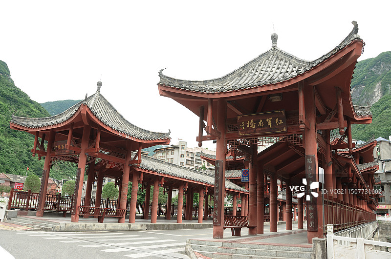 雅安熊猫古城景区图片素材