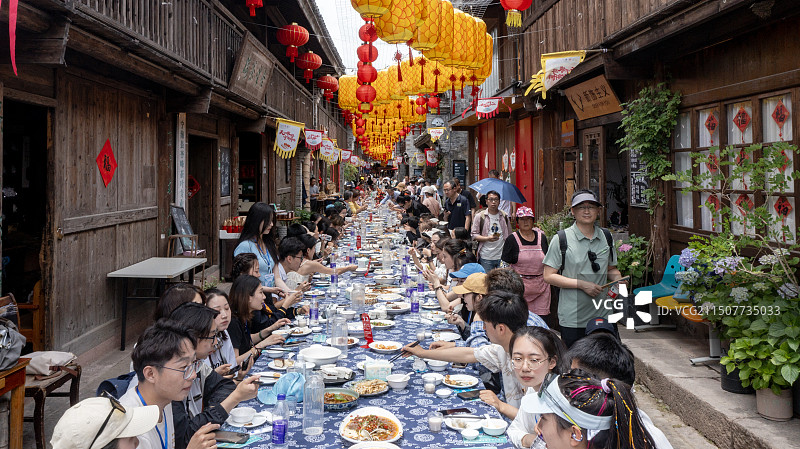 宁波宁海县前童古镇旅游区图片素材