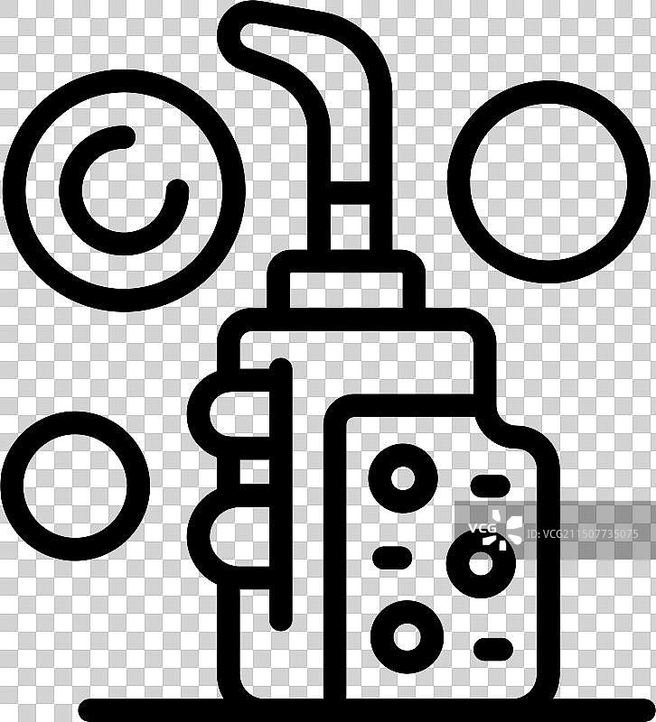 手绘波霸奶茶图标图片素材