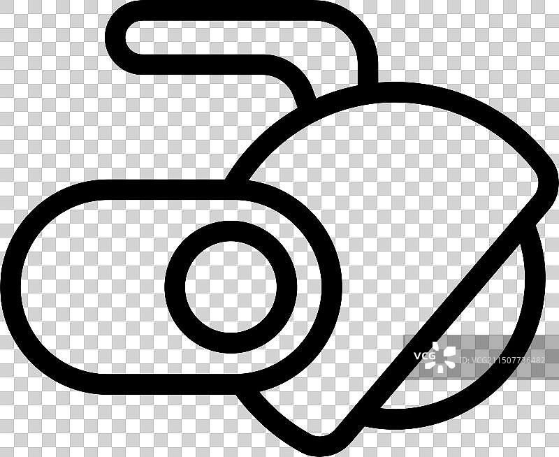 舞台聚光灯图标线条艺术图片素材