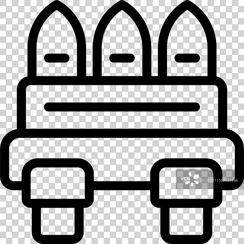 航天飞机图标轮廓图片素材