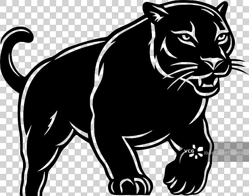 猎豹极简扁平风logo图片素材