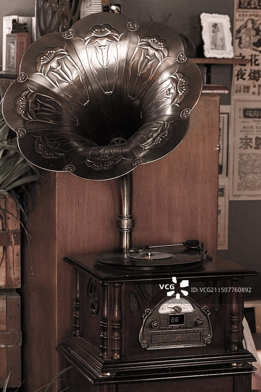 复古留声机图片素材