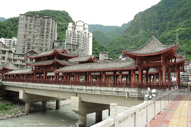 雅安熊猫古城景区图片素材