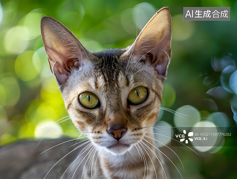 【AI数字艺术】一只东方短毛猫图片素材