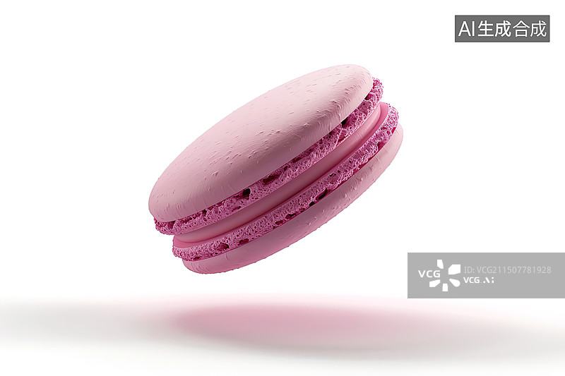 【AI数字艺术】美味的马卡龙甜点食品图片素材