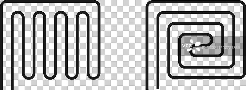 地暖系统图标图片素材