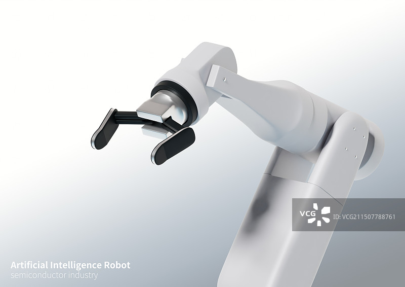 半导体行业中的人工智能机器人图片素材