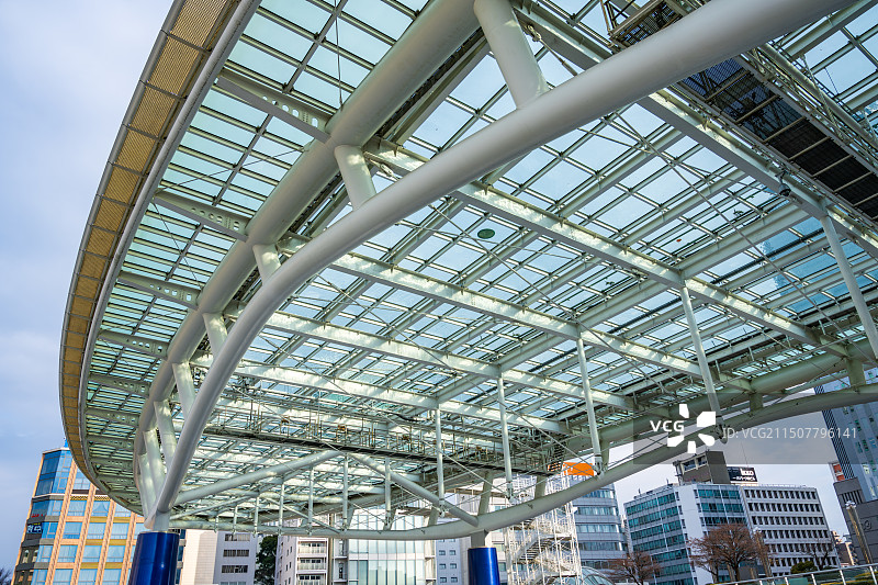 日本名古屋久屋大通公园绿洲21“水之宇宙飞船”图片素材