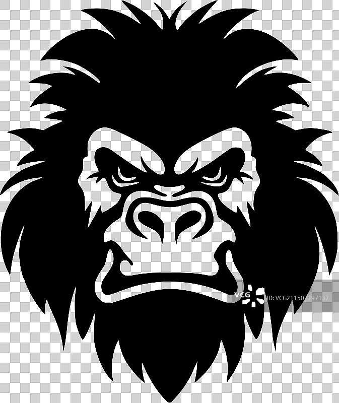 高品质猩猩标志-T恤理想选择图片素材