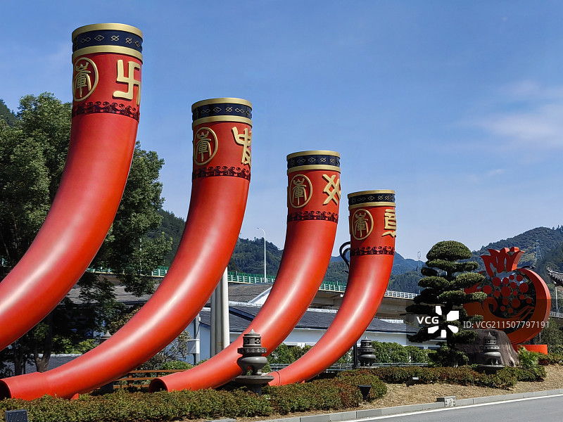 景宁畲族自治县的记忆拍摄于景宁畲族自治县入口，特别有地方特色的一幕，浓缩着畬族人民的历史与积淀。图片素材