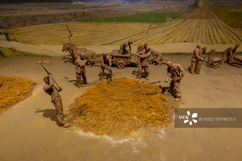 中国农业博物馆“中国传统农具陈列”展：展厅一角图片素材