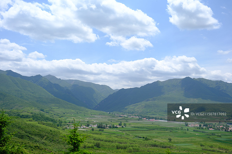 临夏和政县法台山景区图片素材