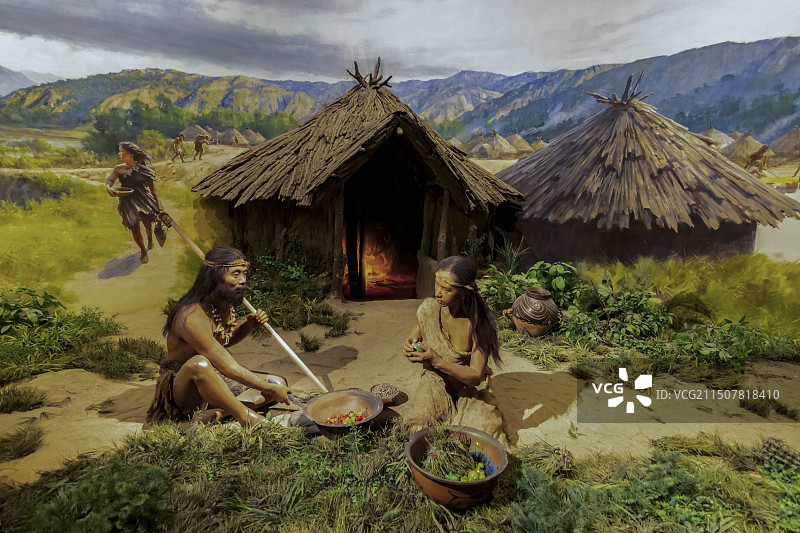 中国农业博物馆“中华农业文明陈列”展：半坡遗址图片素材