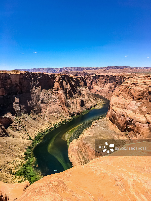 美国亚利桑那州科罗拉多大峡谷马蹄湾图片素材