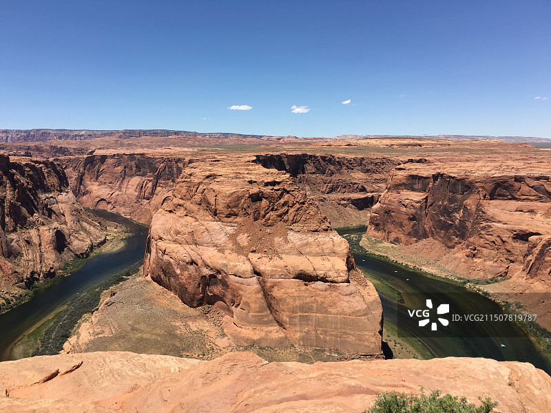 美国亚利桑那州科罗拉多大峡谷马蹄湾图片素材