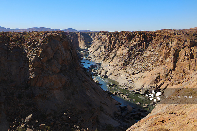 世界第五大瀑布-奥赫拉比斯瀑布峡谷图片素材