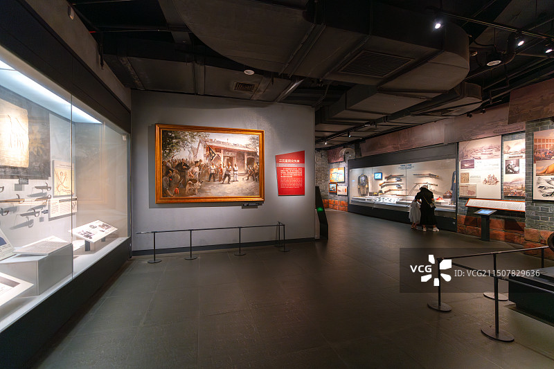 广东省东莞虎门海战博物馆鸦片战争博物馆虎门林则徐纪念馆图片素材