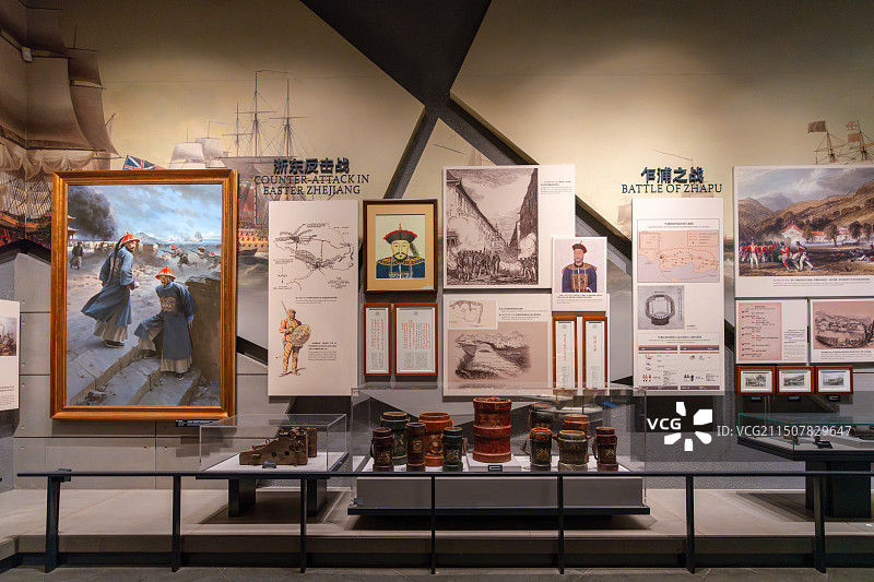 广东省东莞虎门海战博物馆鸦片战争博物馆虎门林则徐纪念馆图片素材