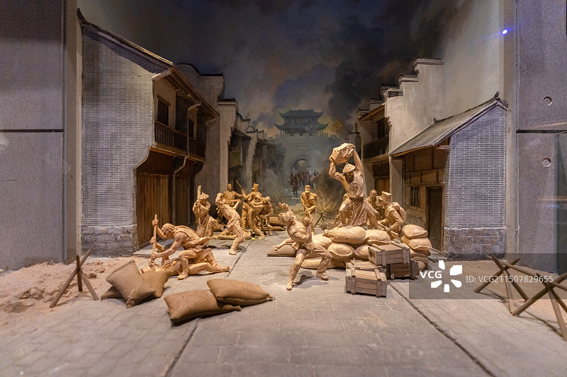 广东省东莞虎门海战博物馆鸦片战争博物馆虎门林则徐纪念馆图片素材