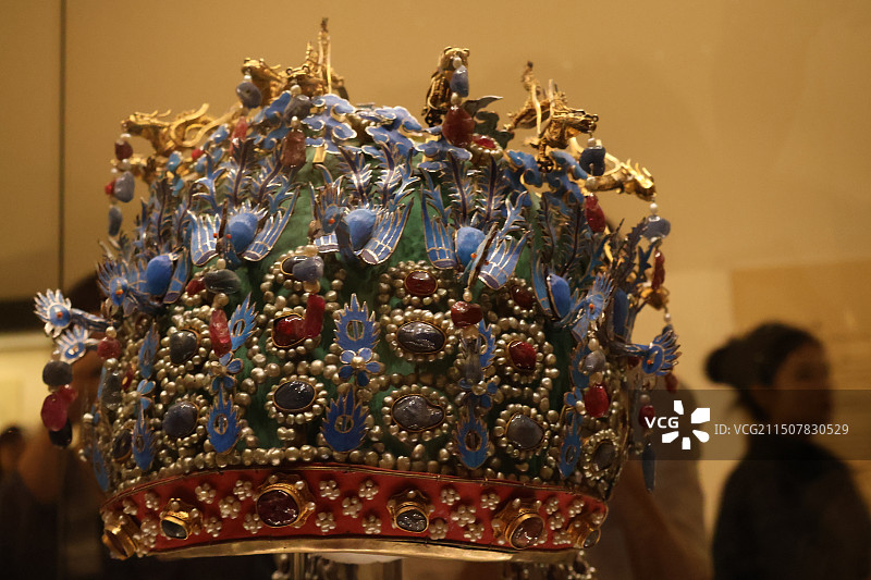 中国国家博物馆孝端皇后凤冠图片素材