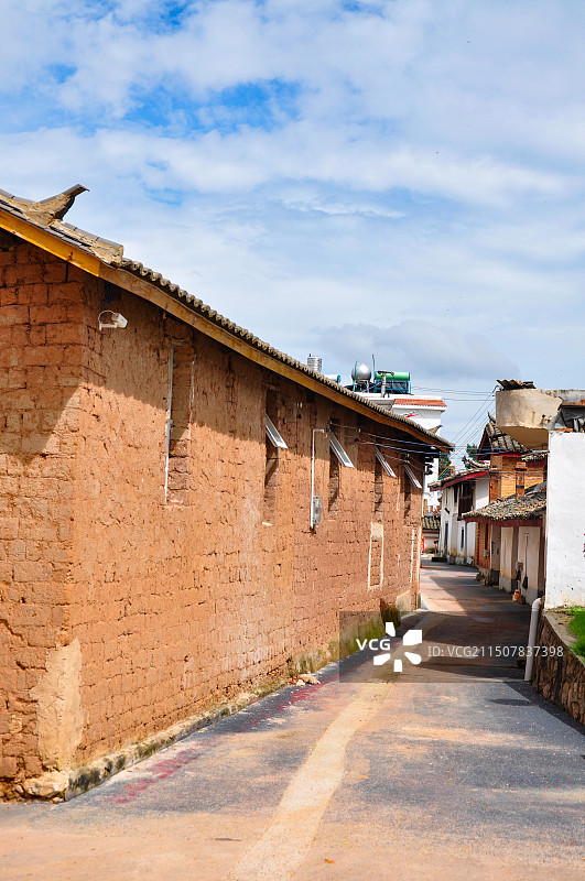 云南省沾益区红瓦房村乡村振兴示范工程图片素材