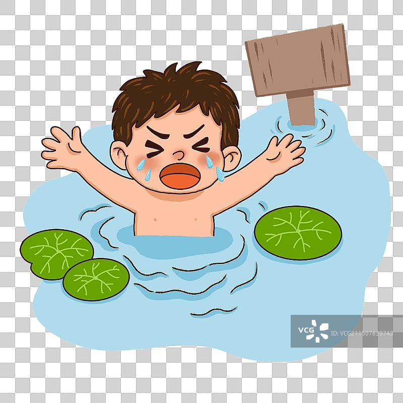 游泳安全防溺水图片素材