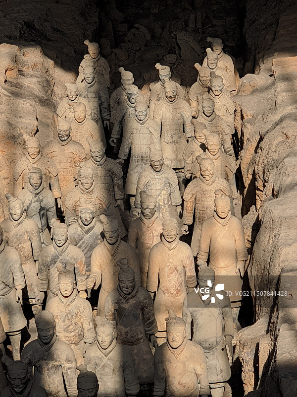 西安秦始皇陵兵马俑图片素材