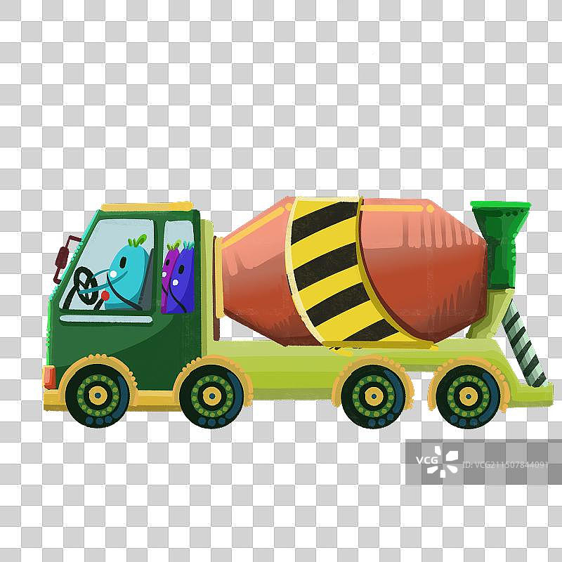混凝土搅拌车图片素材