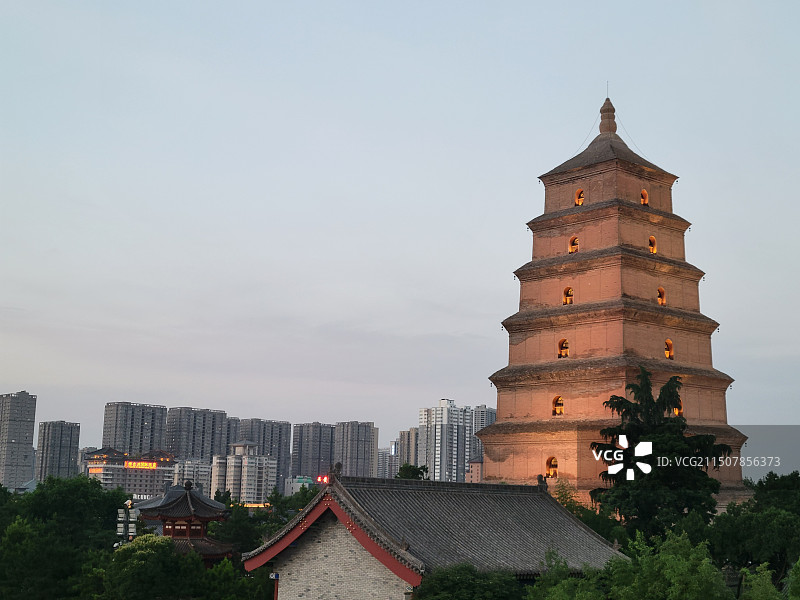 西安大唐西市文化景区图片素材