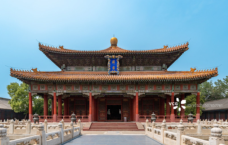 北京国子监辟雍图片素材