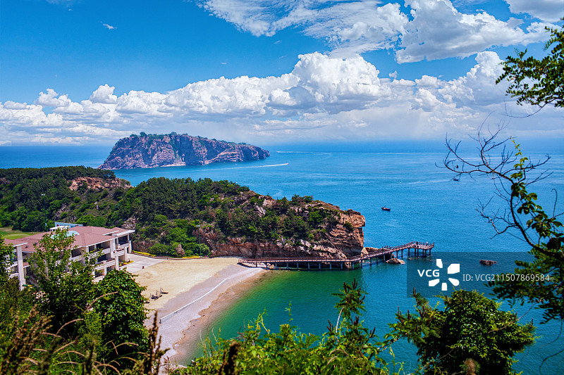 大连市棒棰岛滨海路图片素材