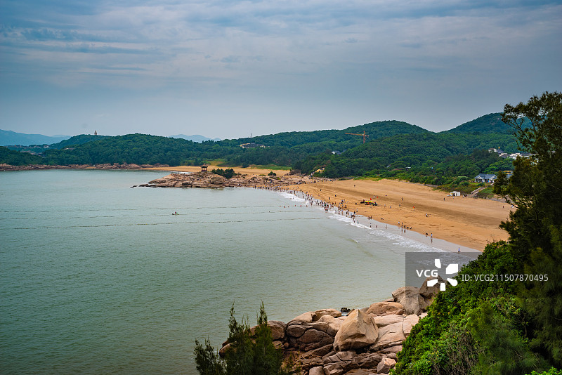 百步沙（拍摄于普陀山）图片素材