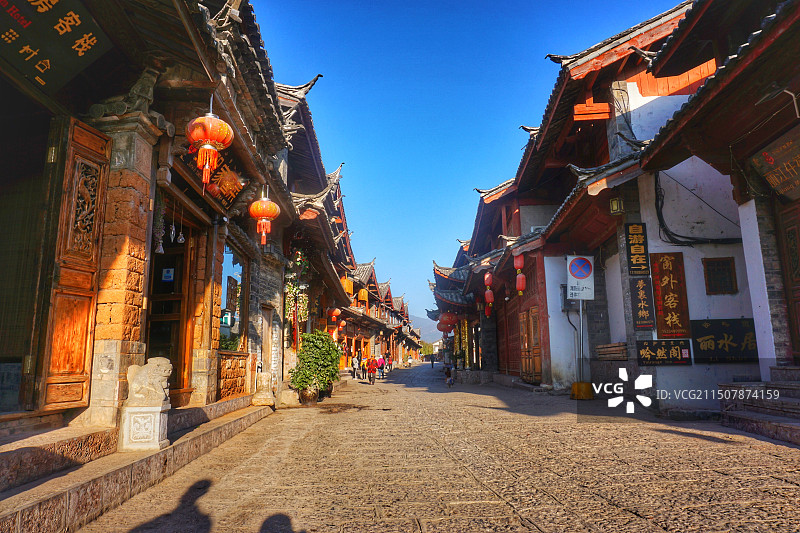 云南丽江古城图片素材