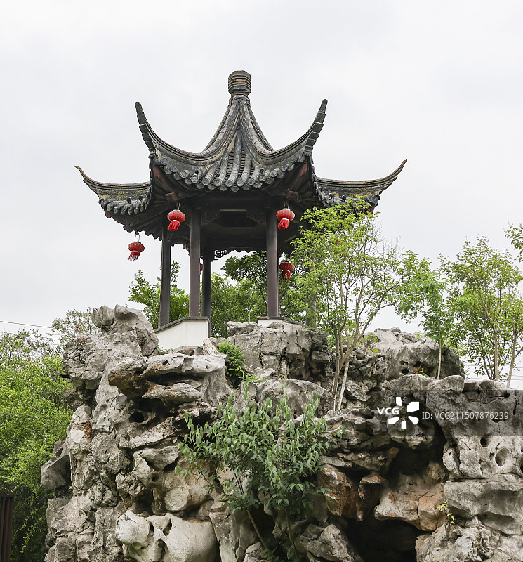 苏州常熟市梅李聚沙园景区图片素材