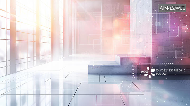【AI数字艺术】数字营销技术理念图片素材