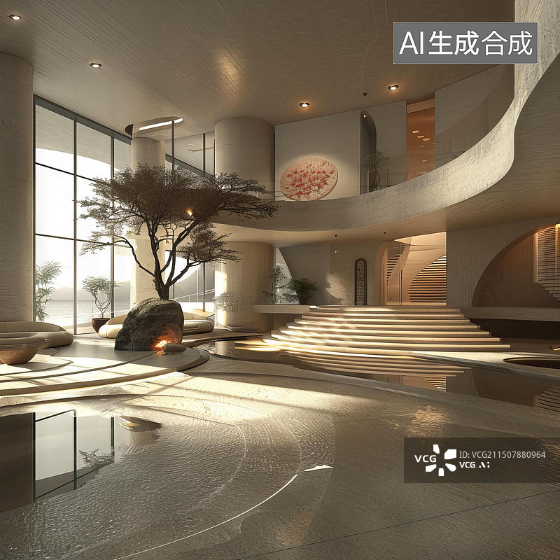 【AI数字艺术】室内设计效果图图片素材