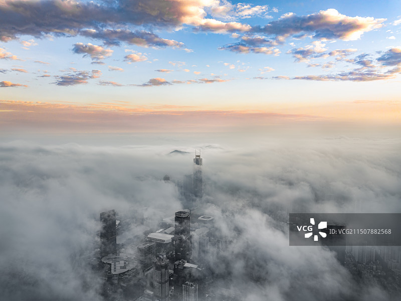 广州天河云海图片素材