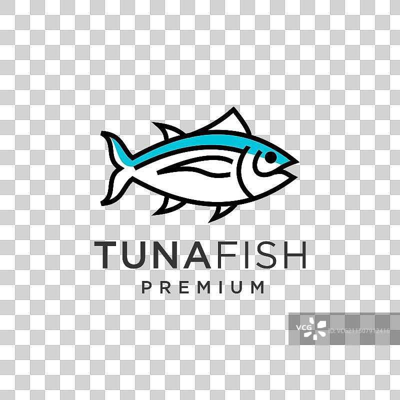 金枪鱼logo设计图片素材